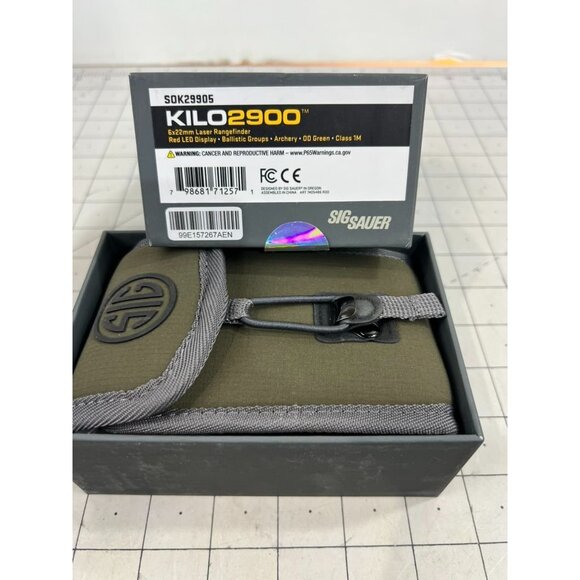 Sig Sauer KILO 2900 6x22mm Laser Rangefinder w/Box & Carry Pouch New SOK29905 - Picture 8 of 9